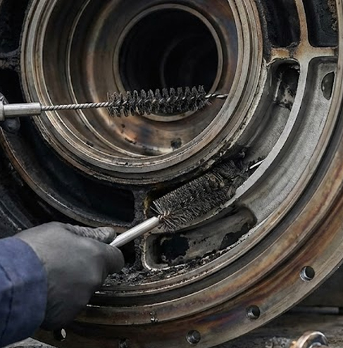 Quaternary Annulus Cleaning for Turbines