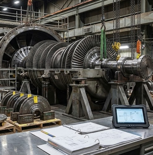 Steam Turbine Outage - Planned in the Power Plant