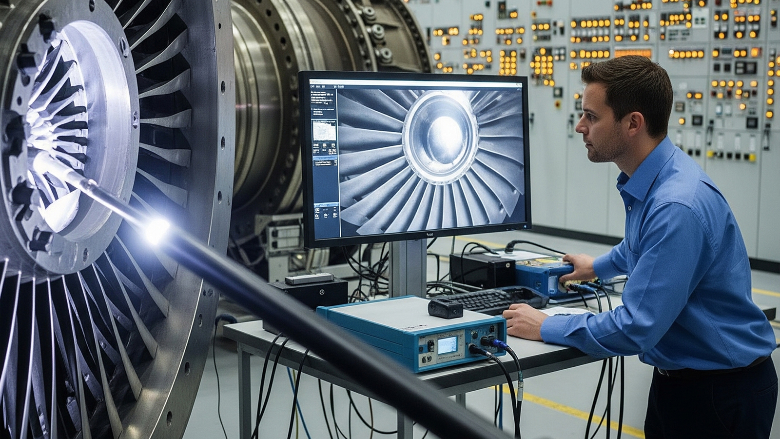 Borescope imaging in Power Plant